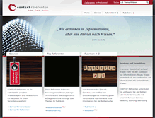 Tablet Screenshot of context-referenten.de
